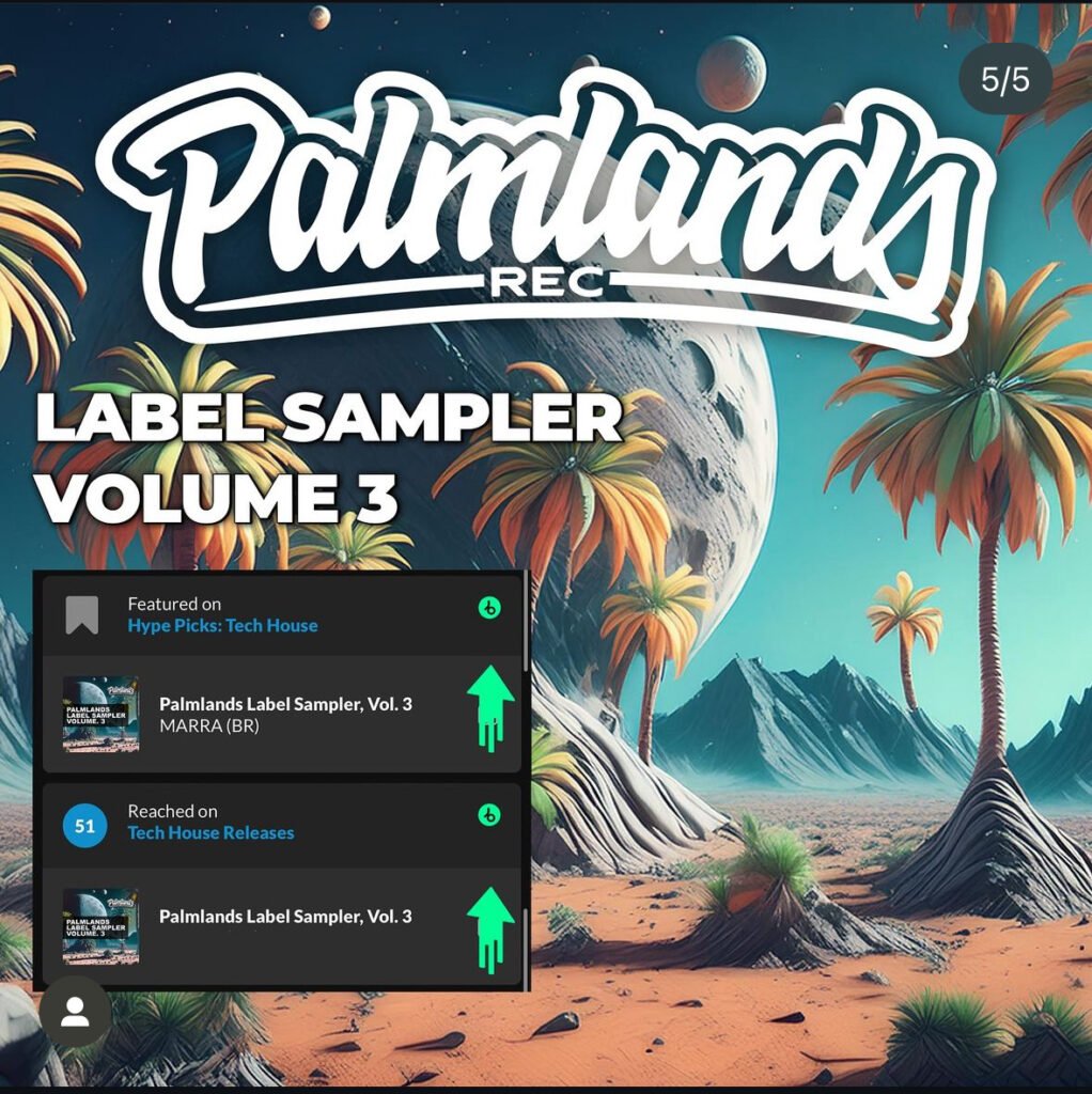 Palmlands Records Label Sampler Volume 3 Beatport Charts