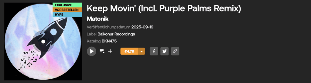 Baikonur Recordings Purple Palms