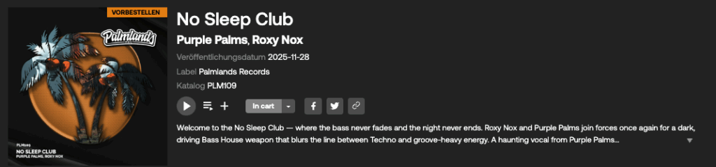 No Sleep Club on Beatport