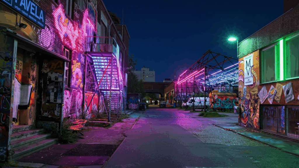 Hawerkamp Münster Neon Lights