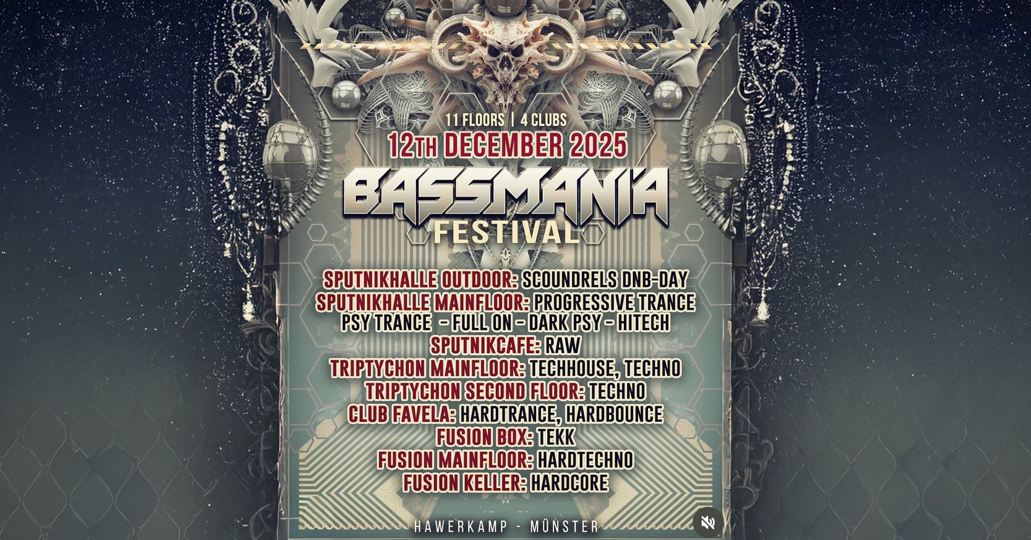 Bassmania Münster Hawerkamp December 2025