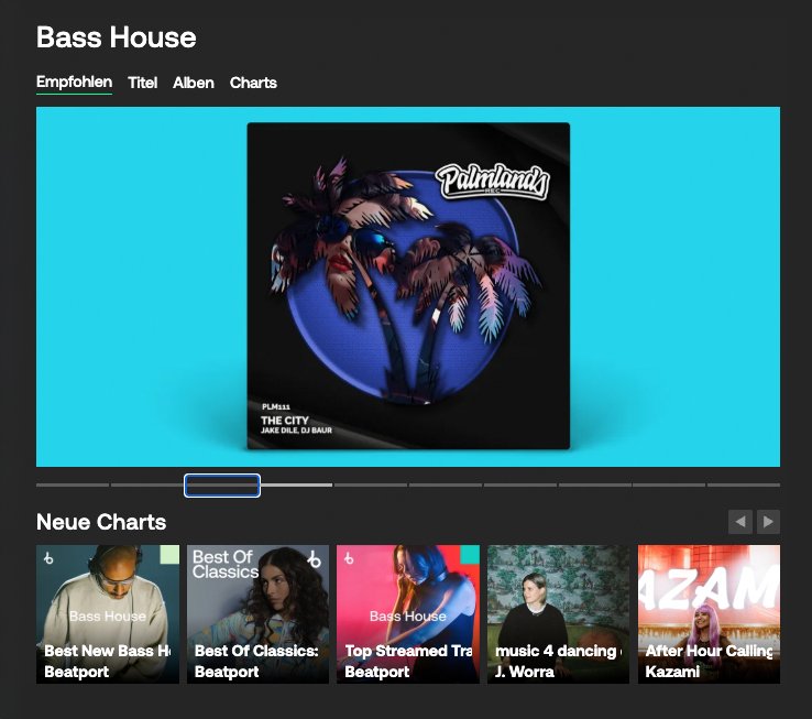 Beatport Bass House Banner Palmlands