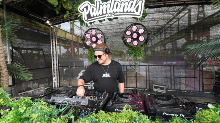 Purple Palms on Palmlands Stage Open Air