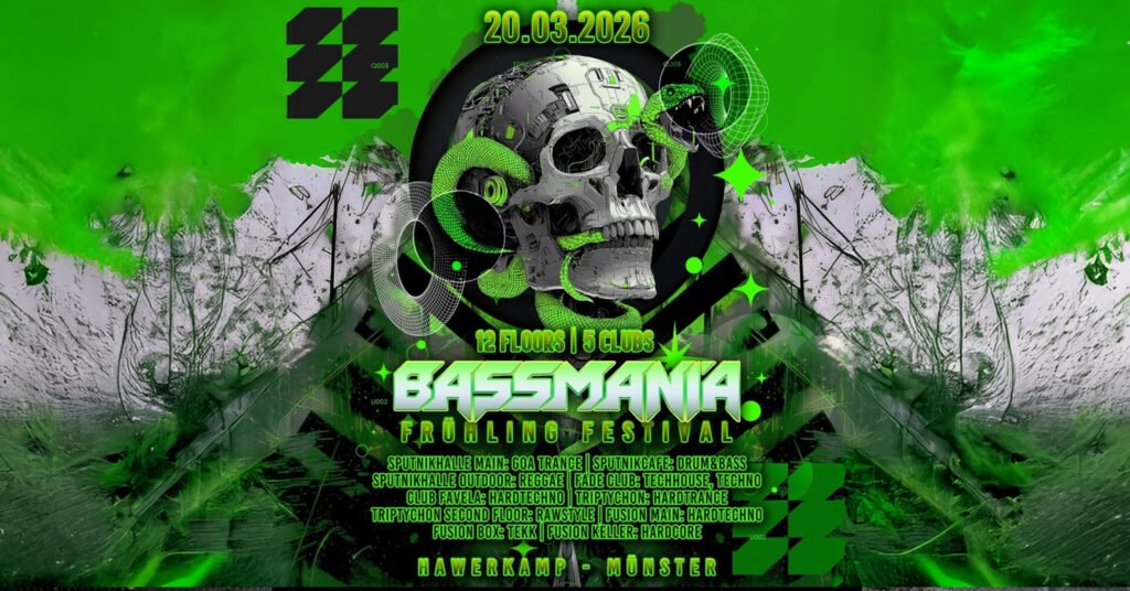 Bassmania Münster: Palmlands Takes Over Triptychon with Post-Apocalyptic Palm Rave